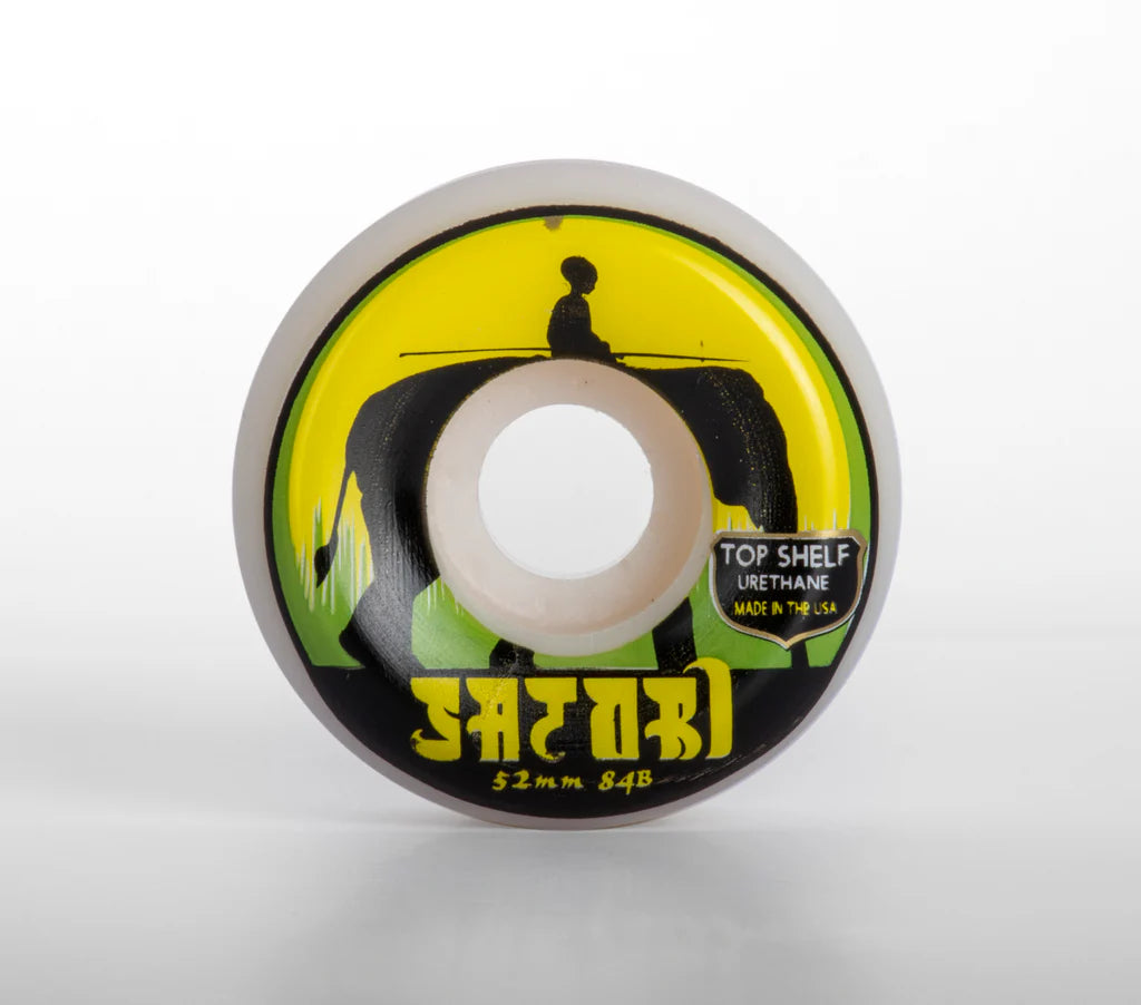 Satori Wheels - Elephant Top Shelf Green/White  Conical 52mm 84b (104a)