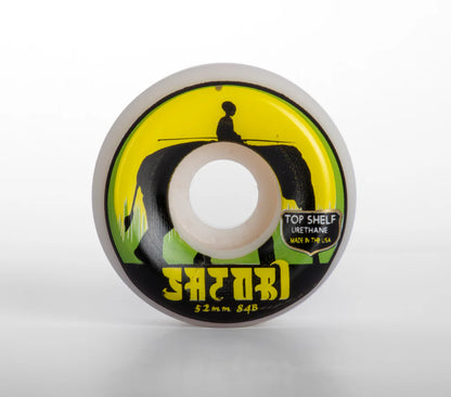 Satori Wheels - Elephant Top Shelf Green/White  Conical 52mm 84b (104a)