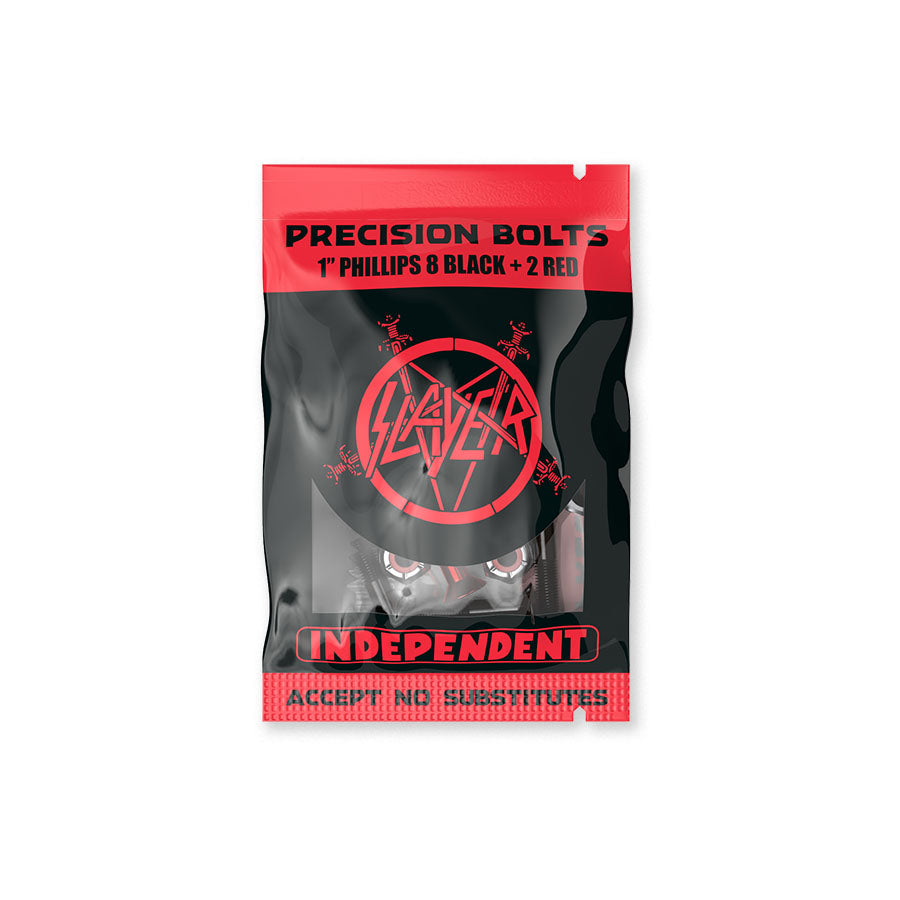 Independent Trucks - Precision Bolts 1" Phillips Slayer Red (Kruiskop)