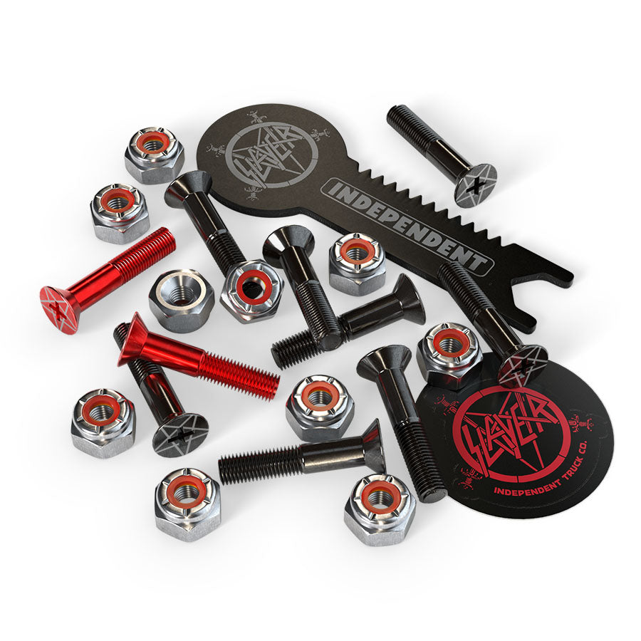 Independent Trucks - Precision Bolts 1" Phillips Slayer Red (Kruiskop)