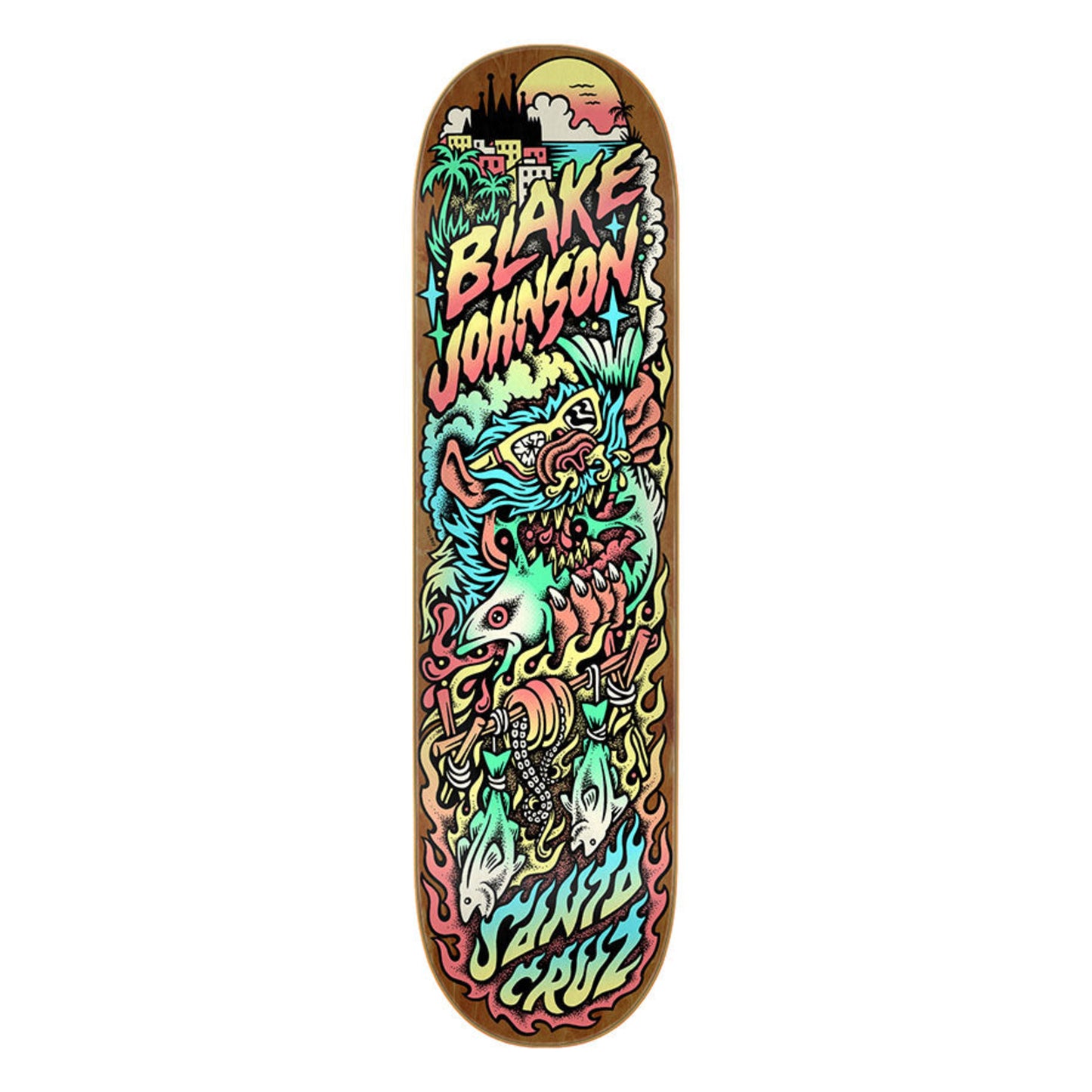 Santa Cruz - Johnson Beach Wolf Two  8.375" (Brown)
