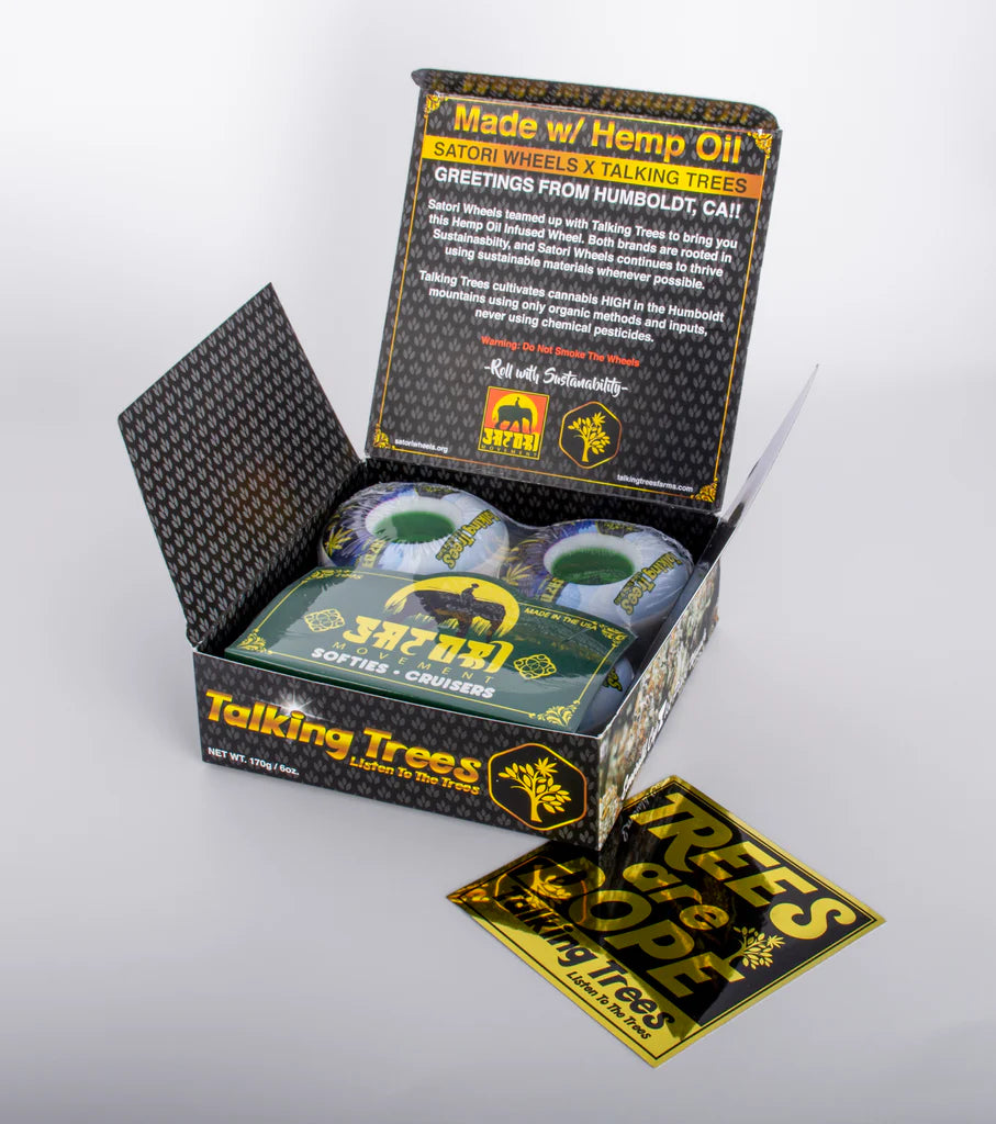 Satori Wheels - Talking Trees Cruiser Wheels 54mm (Hemp Oil)